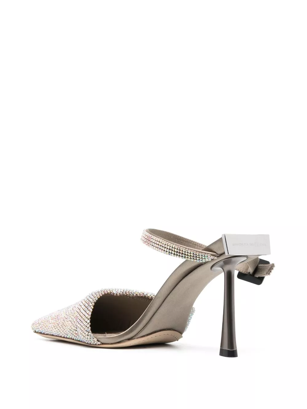 Affordable Benedetta Bruzziches Elena 95mm crystal mesh mules Women 0124