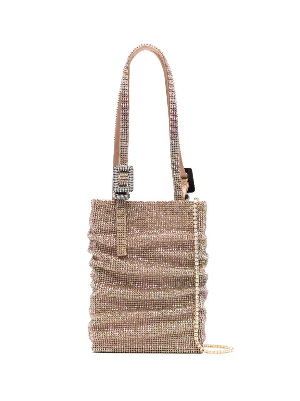 Benedetta Bruzziches rhinestone-embellished draped tote Women 0116