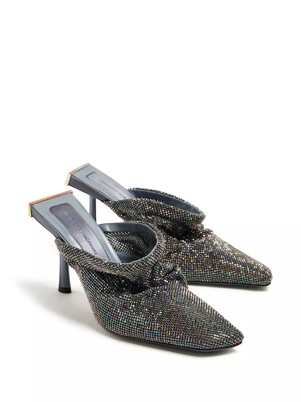 Affordable Benedetta Bruzziches Goliarda 95mm rhinestone-embellished mules Women 0123