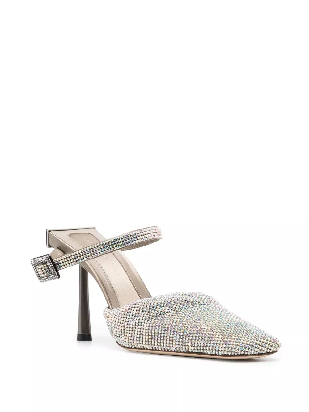 Affordable Benedetta Bruzziches Elena 95mm crystal mesh mules Women 0130