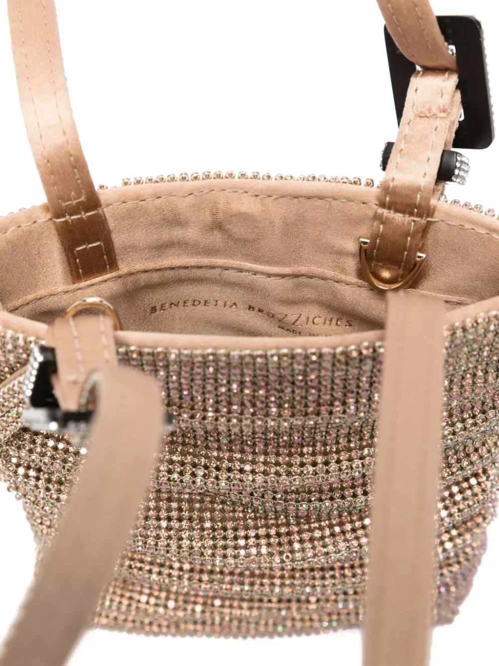 Affordable Benedetta Bruzziches rhinestone-embellished draped tote Women 0116