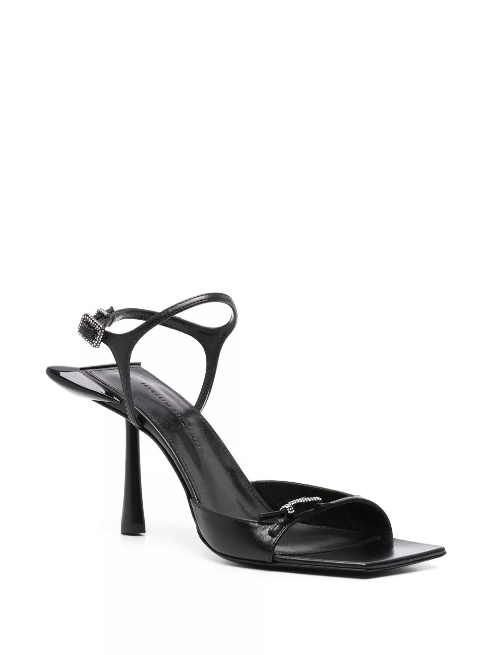 Affordable Benedetta Bruzziches 90mm crystal-buckle leather sandals Women 0122