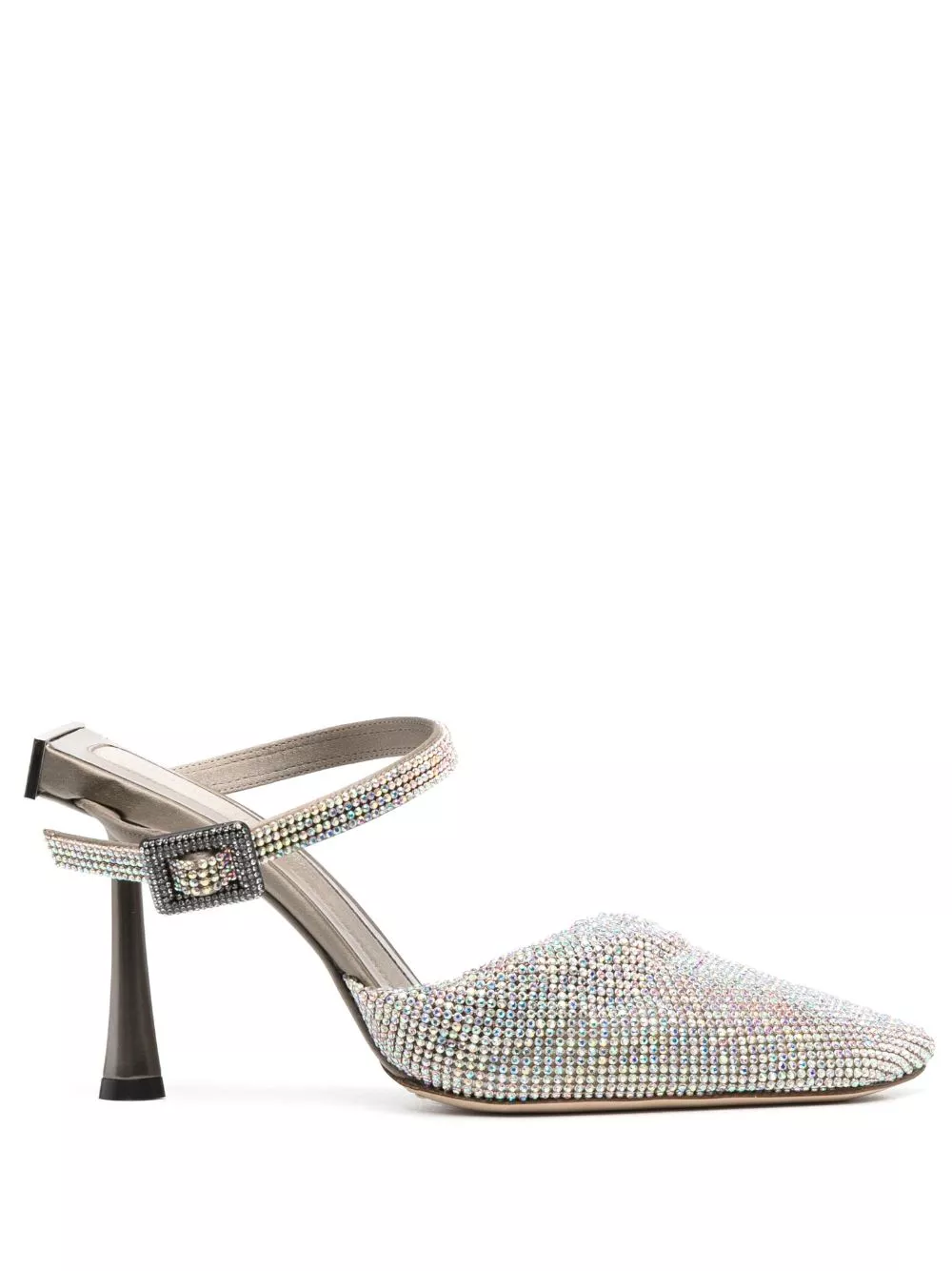 Affordable Benedetta Bruzziches Elena 95mm crystal mesh mules Women 0124