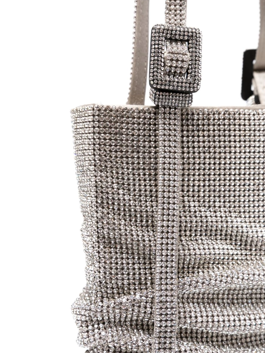 Affordable large Benedetta crystal-embellished tote bag Women Bruzziches Lollo 0222